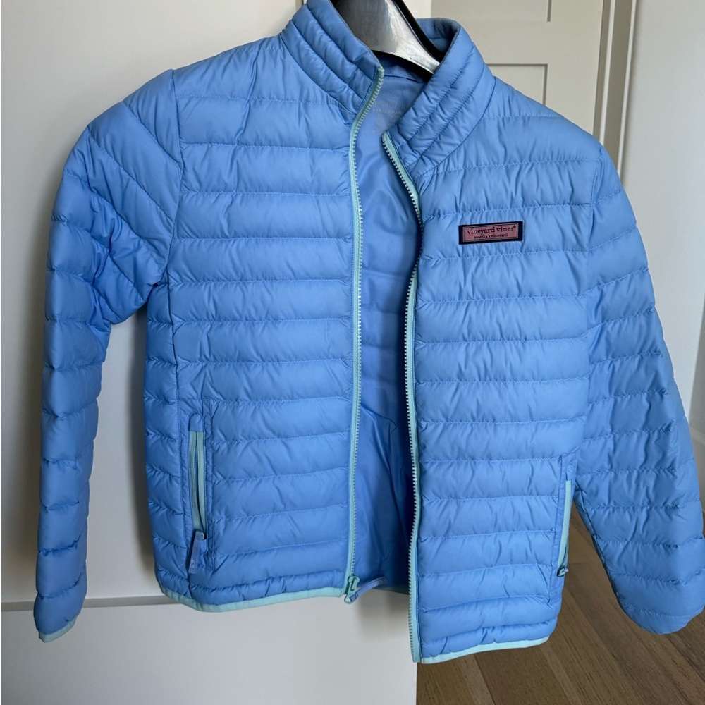 Like new Vineyard Vines puffer - kids size M